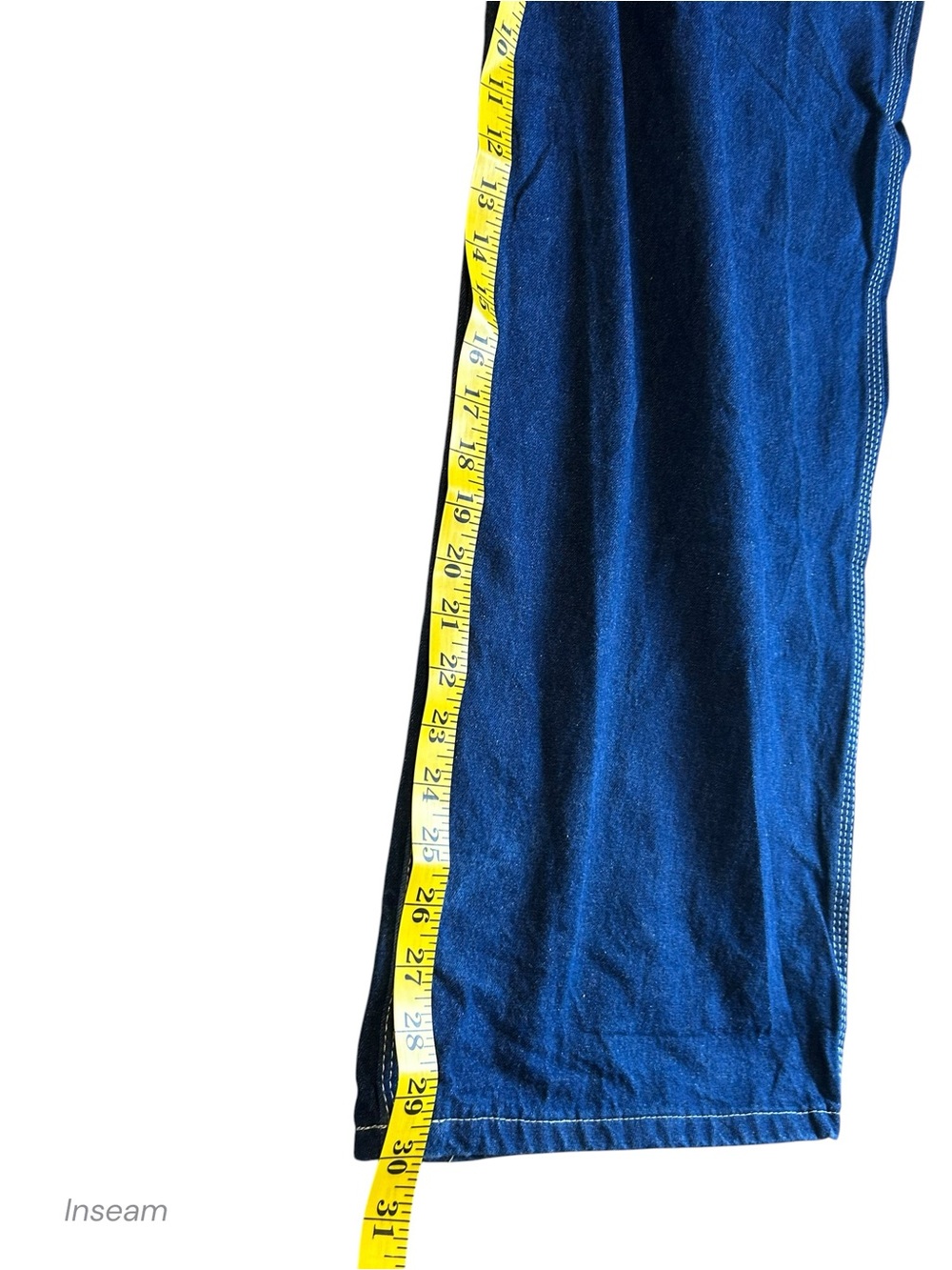 Dickies Denim Bib Overalls Carpenter Workwear Blue Men’s 40x30 - Picture 13 of 16